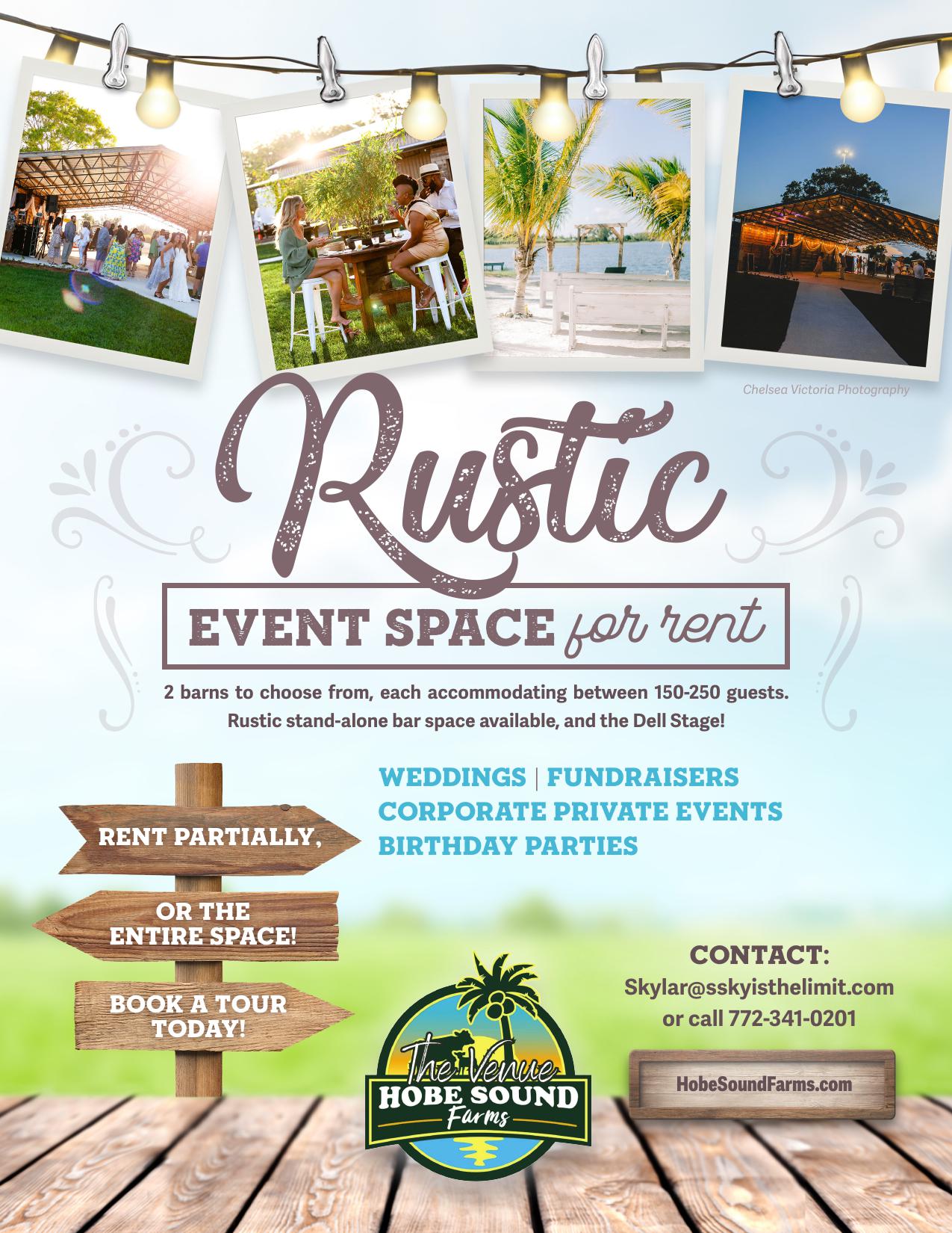 Book Your Event Hobe Sound Farms