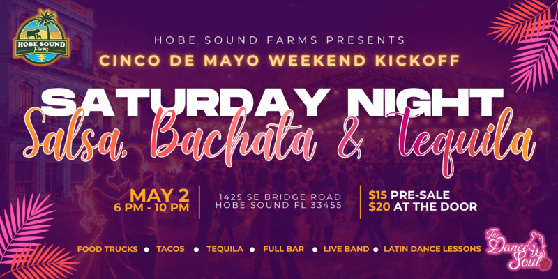 Saturday Night: Salsa, Bachata & Tequila