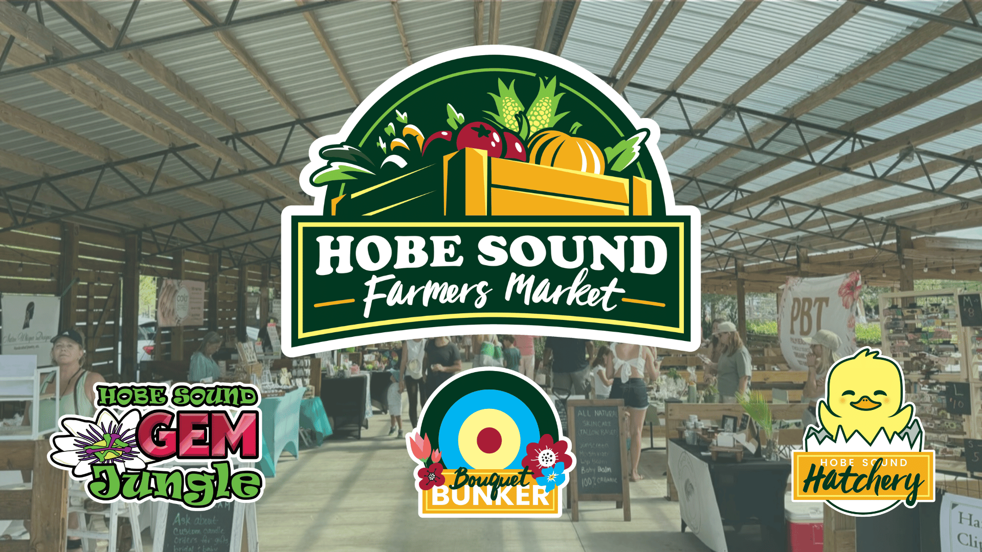 Farmers Market Hobe Sound with local vendors and fresh goods