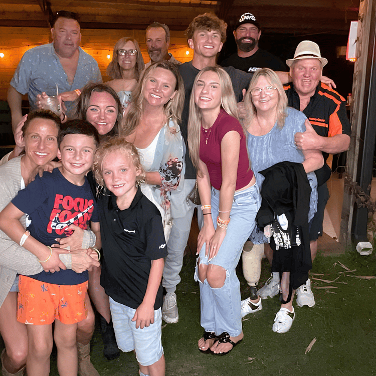 Families and friends enjoying Line Dancing at Hobe Sound Farms