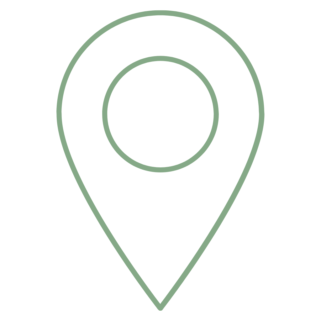 Location marker representing convenient South Florida wedding venue access