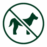 No dogs allowed at Hobe Sound Farms, service animals are allowed.